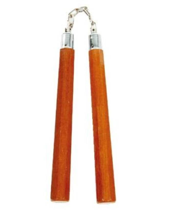 Nunchaku lemn cu lant