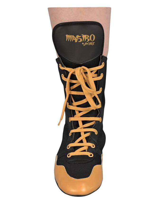Ghete piele box - kickbox Masibo Sport