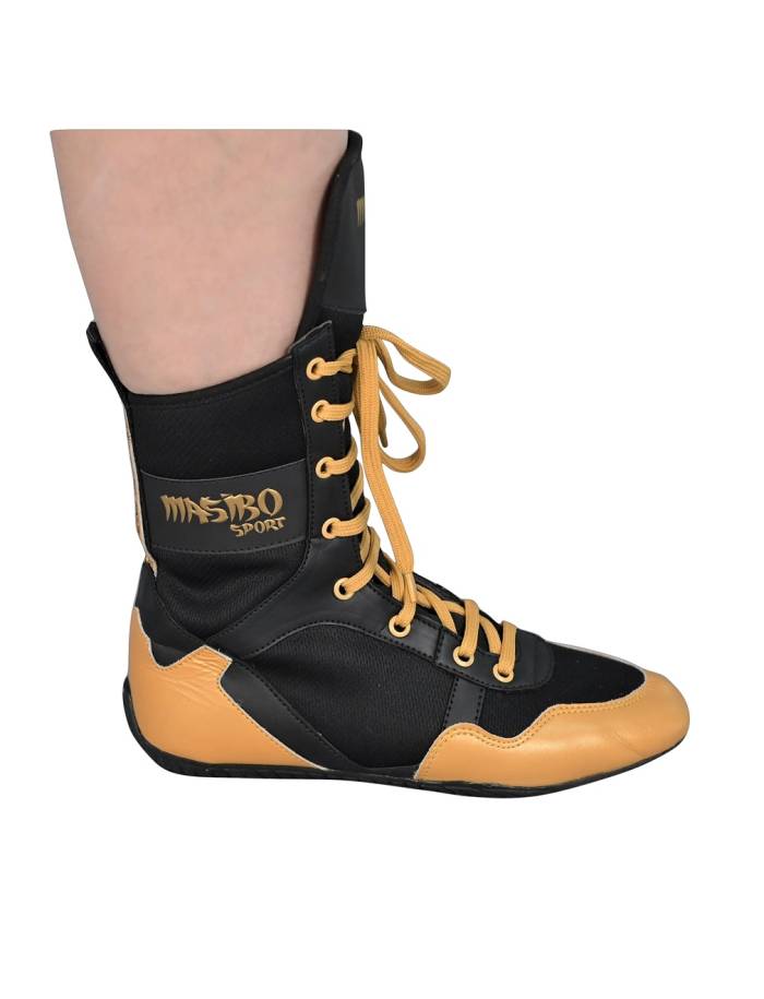 Ghete piele box - kickbox Masibo Sport
