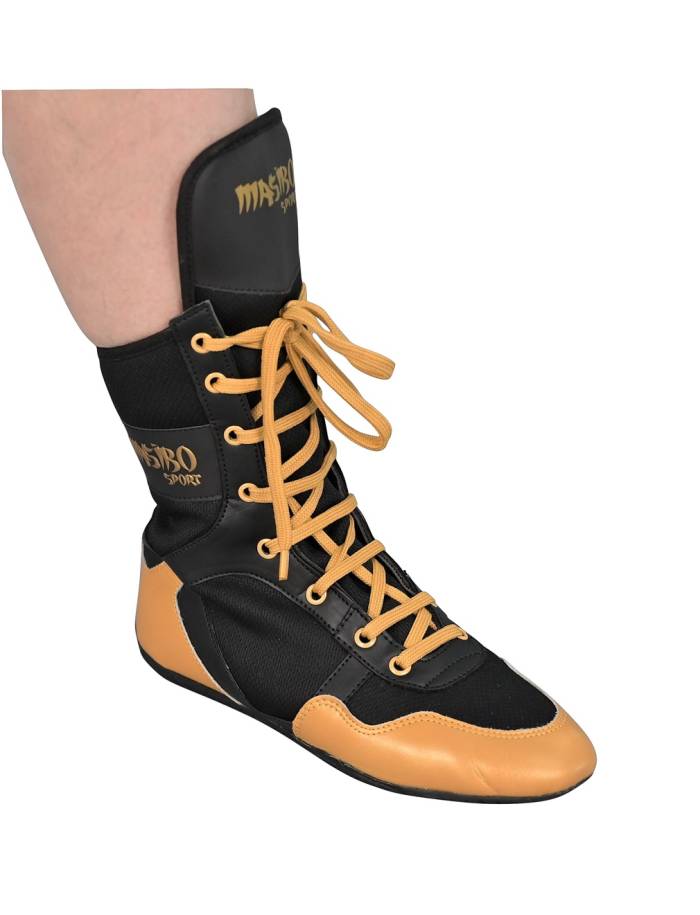 Ghete piele box - kickbox Masibo Sport