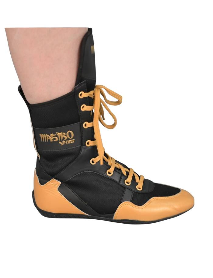 Ghete piele box - kickbox Masibo Sport