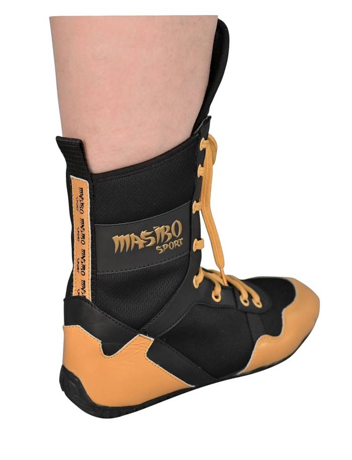 Ghete piele box - kickbox Masibo Sport