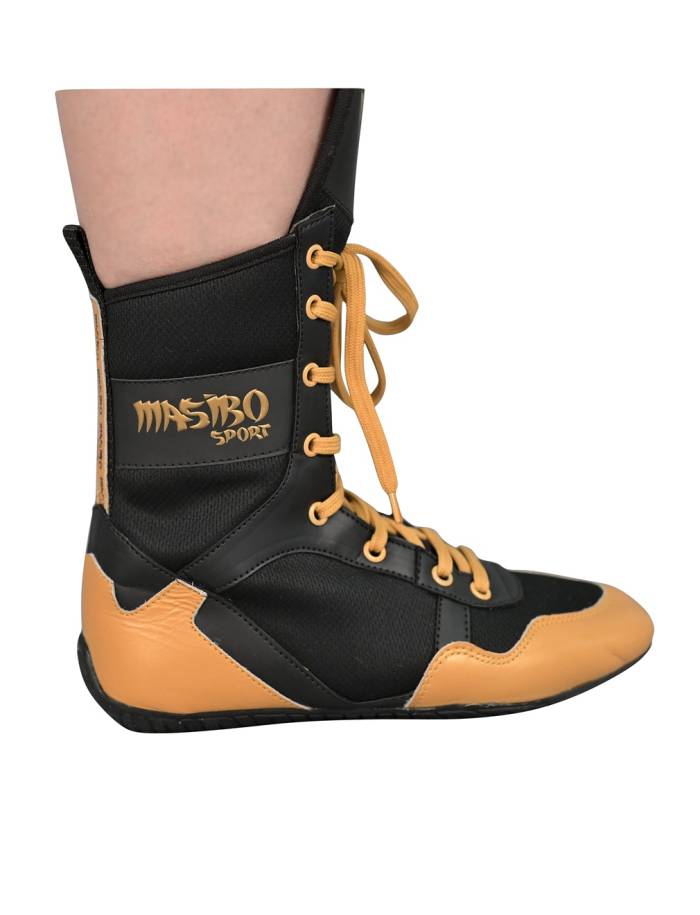 Ghete piele box - kickbox Masibo Sport
