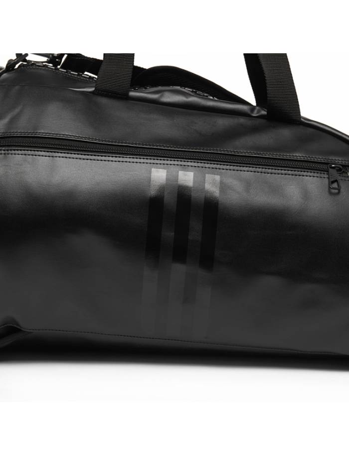 GEANTA 2 IN 1 COMBAT PIELE ECOLOGICA NEGRU-ALB