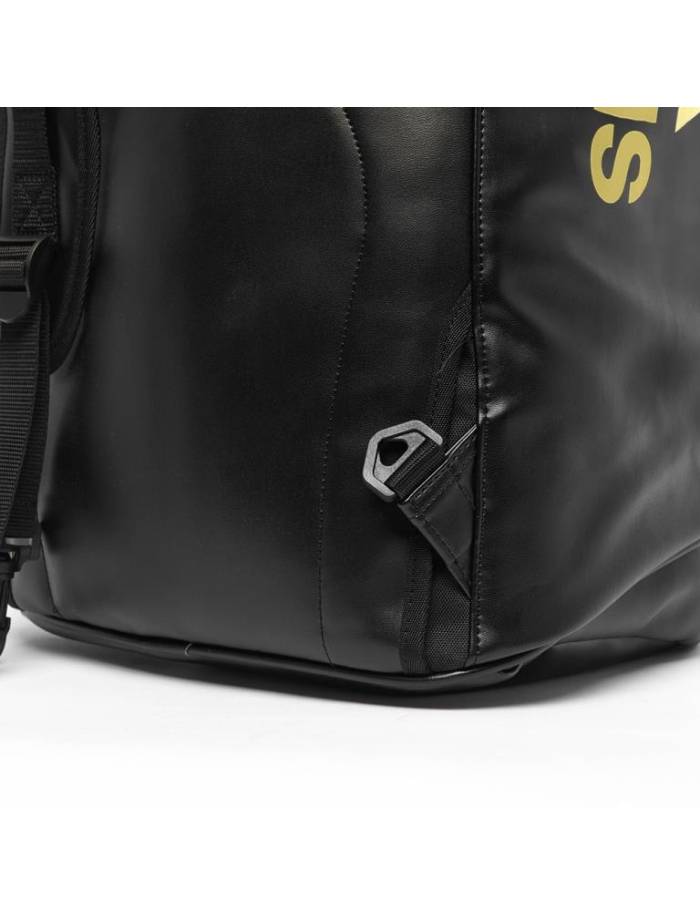 GEANTA 2 IN 1 COMBAT PIELE ECOLOGICA NEGRU-AURIU