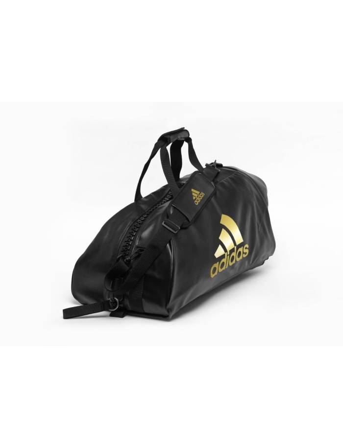 GEANTA 2 IN 1 COMBAT PIELE ECOLOGICA NEGRU-AURIU