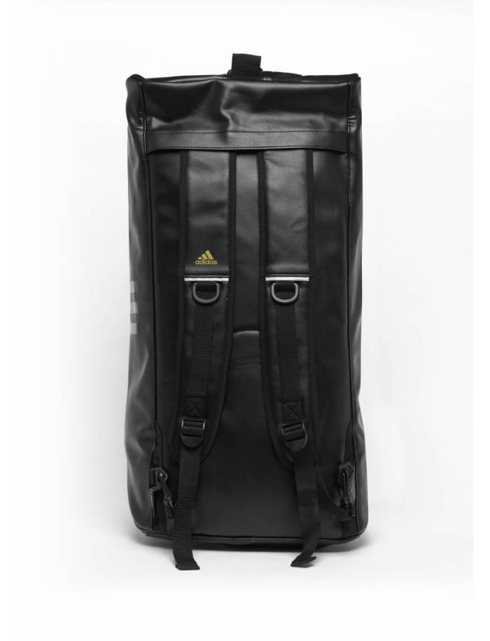 GEANTA 2 IN 1 COMBAT PIELE ECOLOGICA NEGRU-AURIU
