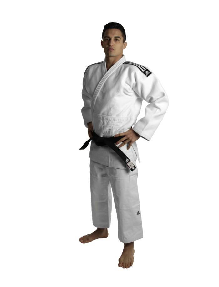 Kimono Judo Adidas Champion II IJF Alb