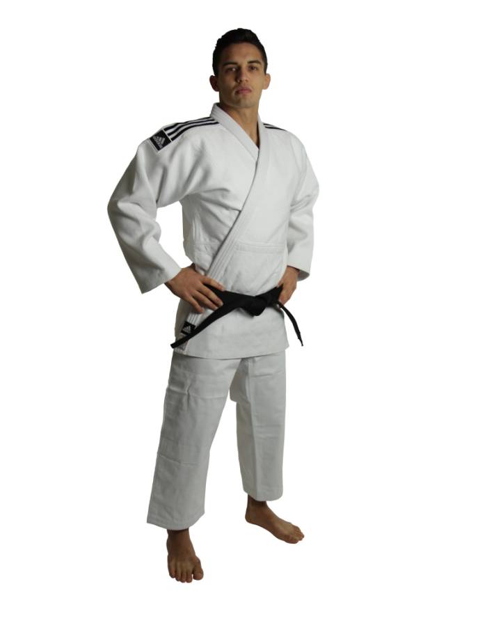 Kimono Judo Adidas Champion II IJF Alb